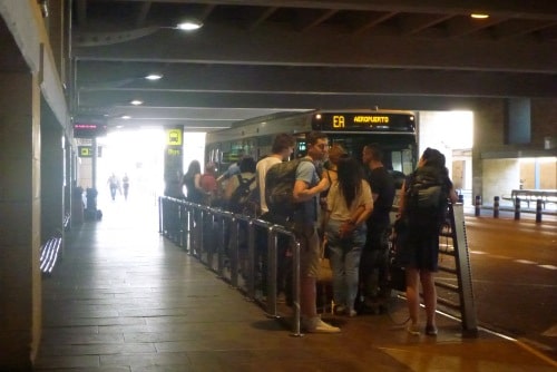 Autobús del aeropuerto de Sevilla